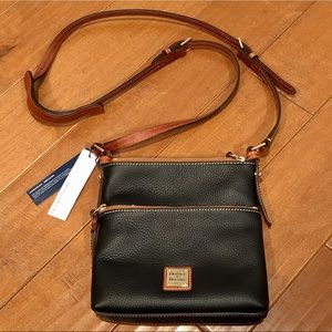 Dooney and Burke Black Letter Carrier (Crossbody)